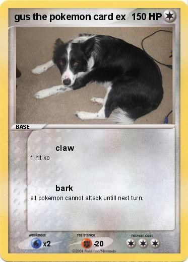 Pokemon gus the pokemon card ex