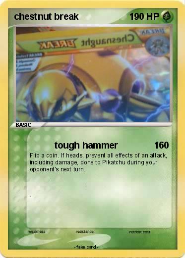 Pokemon chestnut break