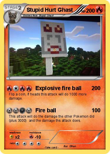 Pokemon Stupid Hurt Ghast