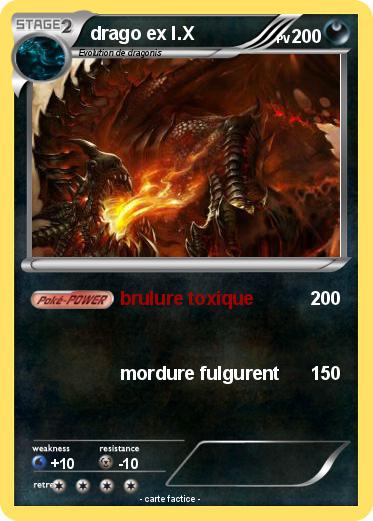 Pokemon drago ex l.X
