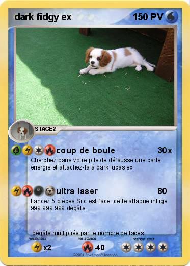 Pokemon dark fidgy ex