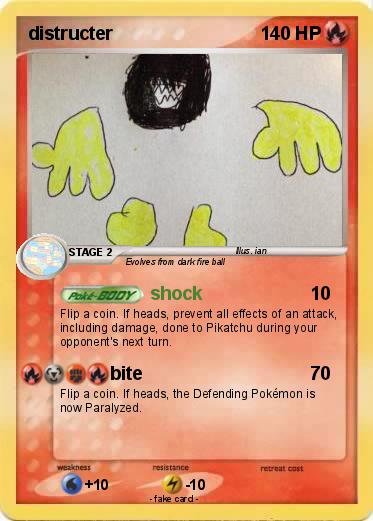 Pokemon distructer