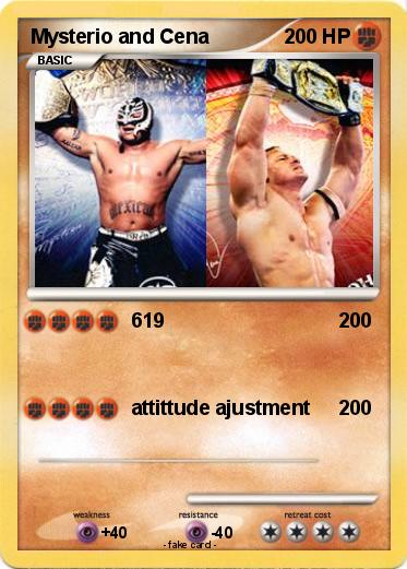 Pokemon Mysterio and Cena