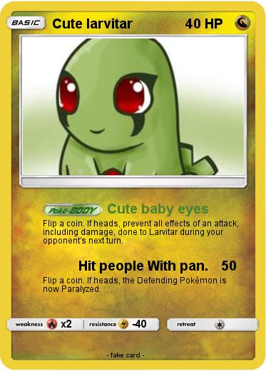 Pokemon Cute larvitar