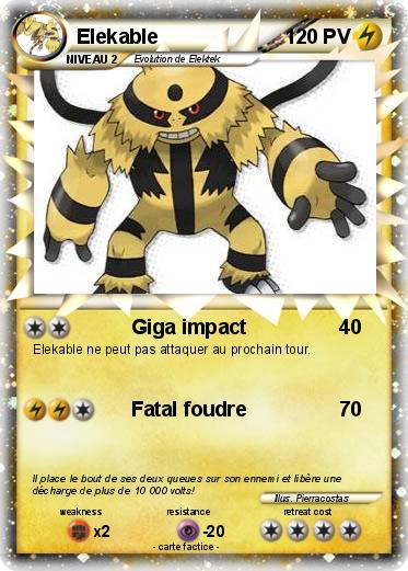 Pokemon Elekable