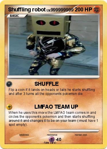 Pokemon Shuffling robot