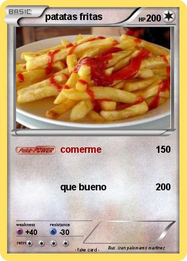Pokemon patatas fritas