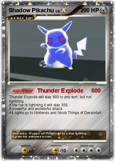 Pokemon Shadow Pikachu