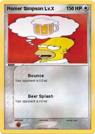 Pokemon Homer Simpson Lv.X