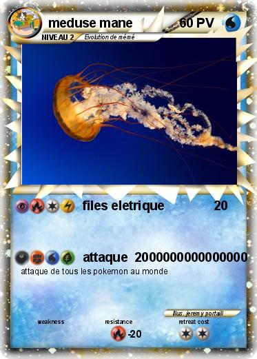 Pokemon meduse mane