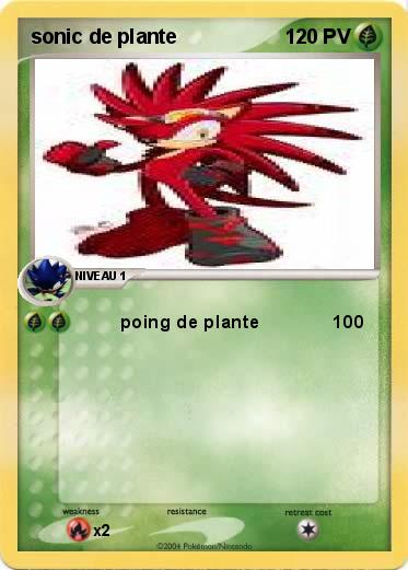 Pokemon sonic de plante