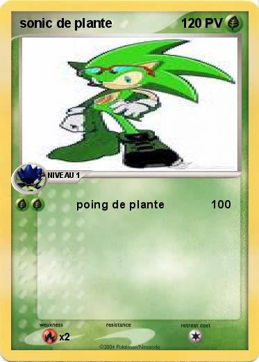 Pokemon sonic de plante