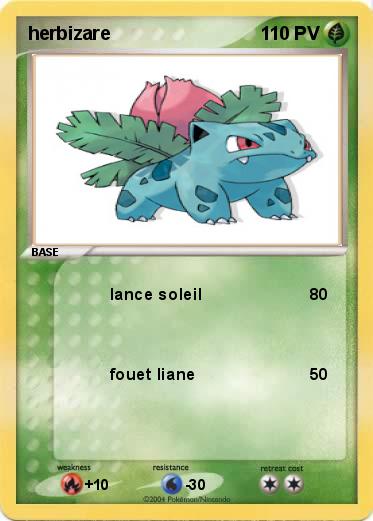Pokemon herbizare