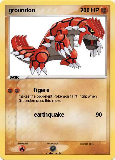 Pokemon groundon