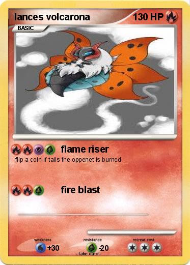 Pokemon lances volcarona