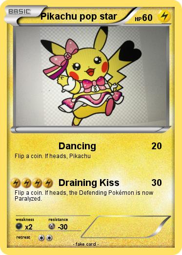 Pokemon Pikachu pop star