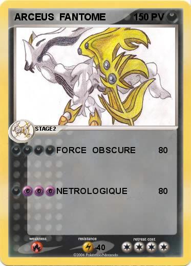 Pokemon ARCEUS  FANTOME