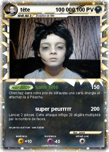 Pokemon tête                 100 000