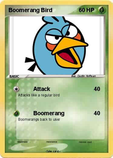 Pokemon Boomerang Bird