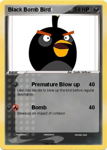 Pokemon Black Bomb Bird