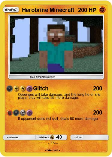 Pokemon Herobrine Minecraft