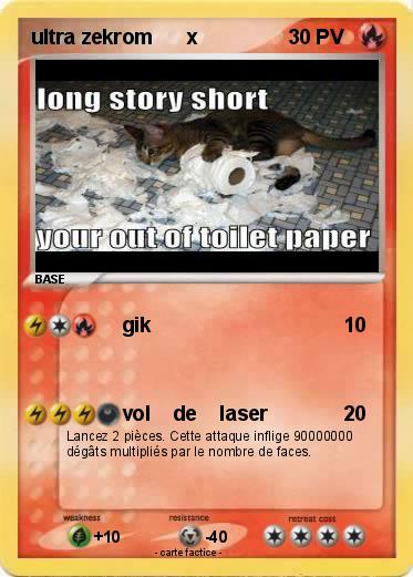 Pokemon ultra zekrom      x