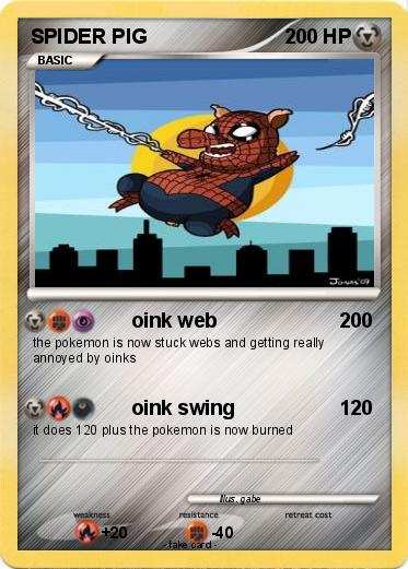 Pokemon SPIDER PIG