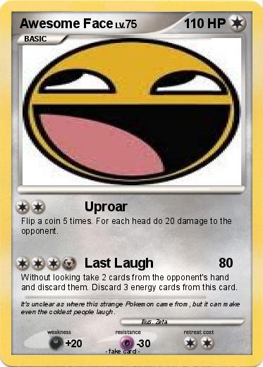 Pokemon Awesome Face