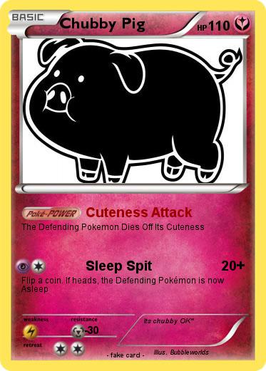 Pokemon Chubby Pig