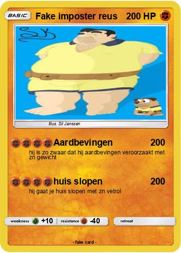 Pokemon Fake imposter reus