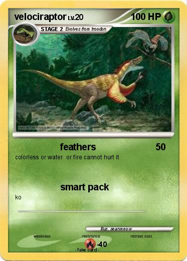 Pokemon velociraptor