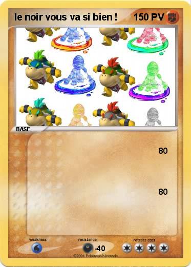 Pokemon le noir vous va si bien !