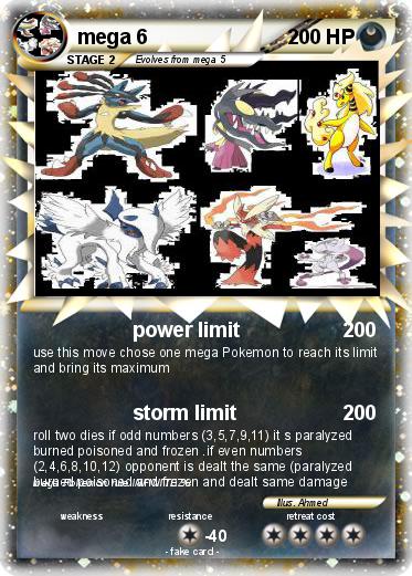 Pokemon mega 6