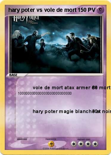 Pokemon hary poter vs vole de mort 