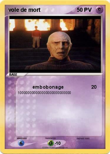 Pokemon vole de mort 