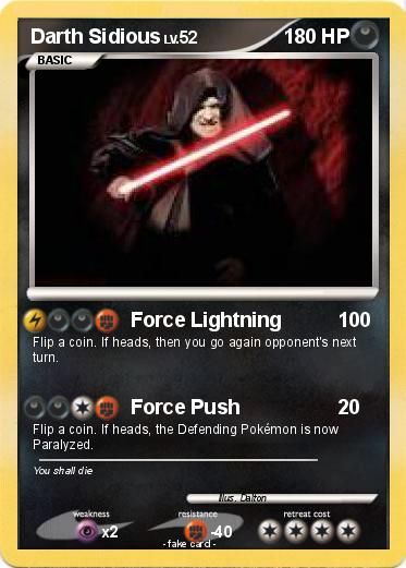 Pokemon Darth Sidious