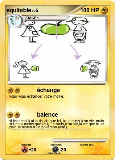 Pokemon équitable