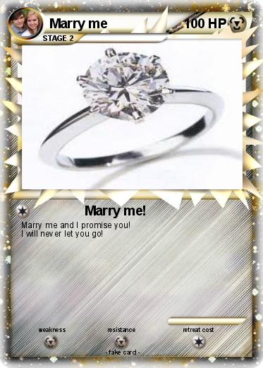 Pokemon Marry me