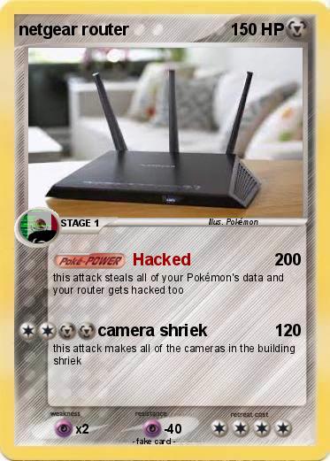 Pokemon netgear router