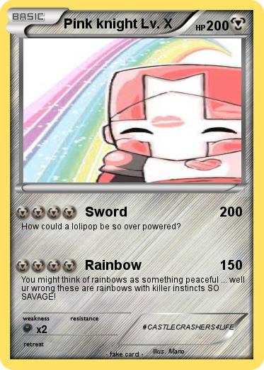 Pokemon Pink knight Lv. X