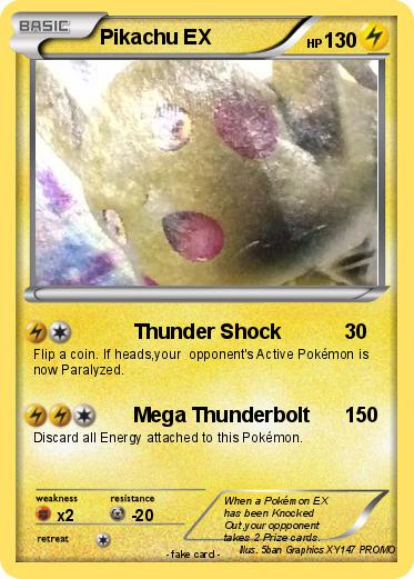 Pokemon Pikachu EX