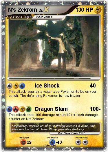 Pokemon N's Zekrom