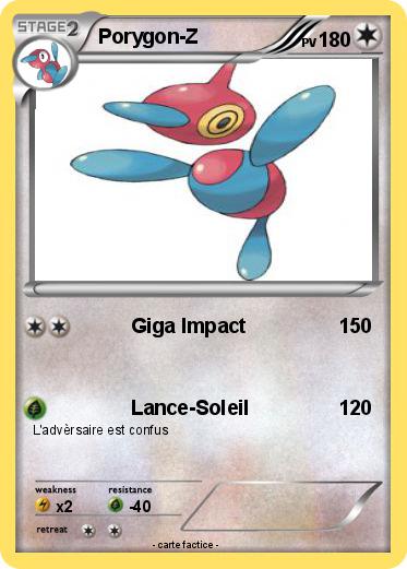 Pokemon Porygon-Z