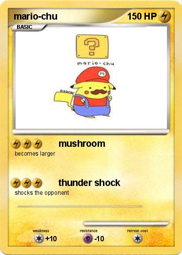 Pokemon mario-chu
