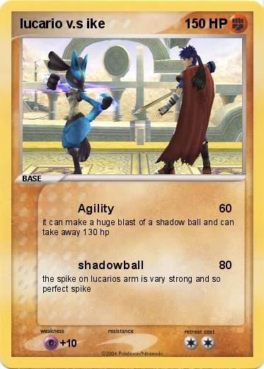 Pokemon lucario v.s ike