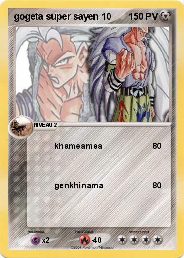 Pokemon gogeta super sayen 10