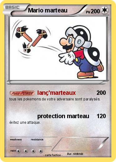 Pokemon Mario marteau