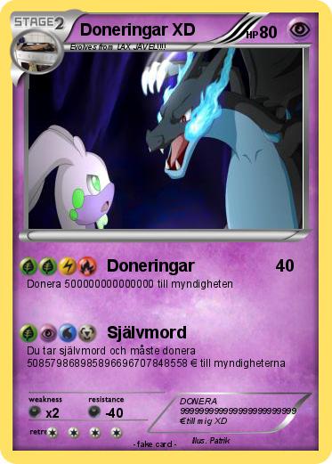 Pokemon Doneringar XD