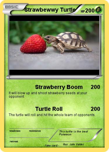 Pokemon Strawbewwy Turtle