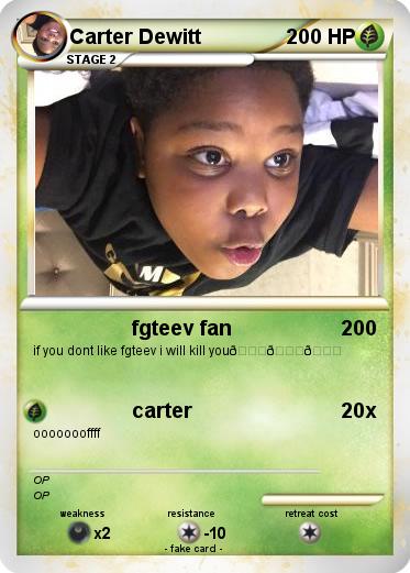 Pokemon Carter Dewitt